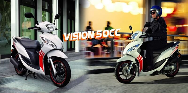 Honda Vision 50cc giá bao nhiêu và bán ở đâu? 8 Honda Vision 50cc bán ở đâu?